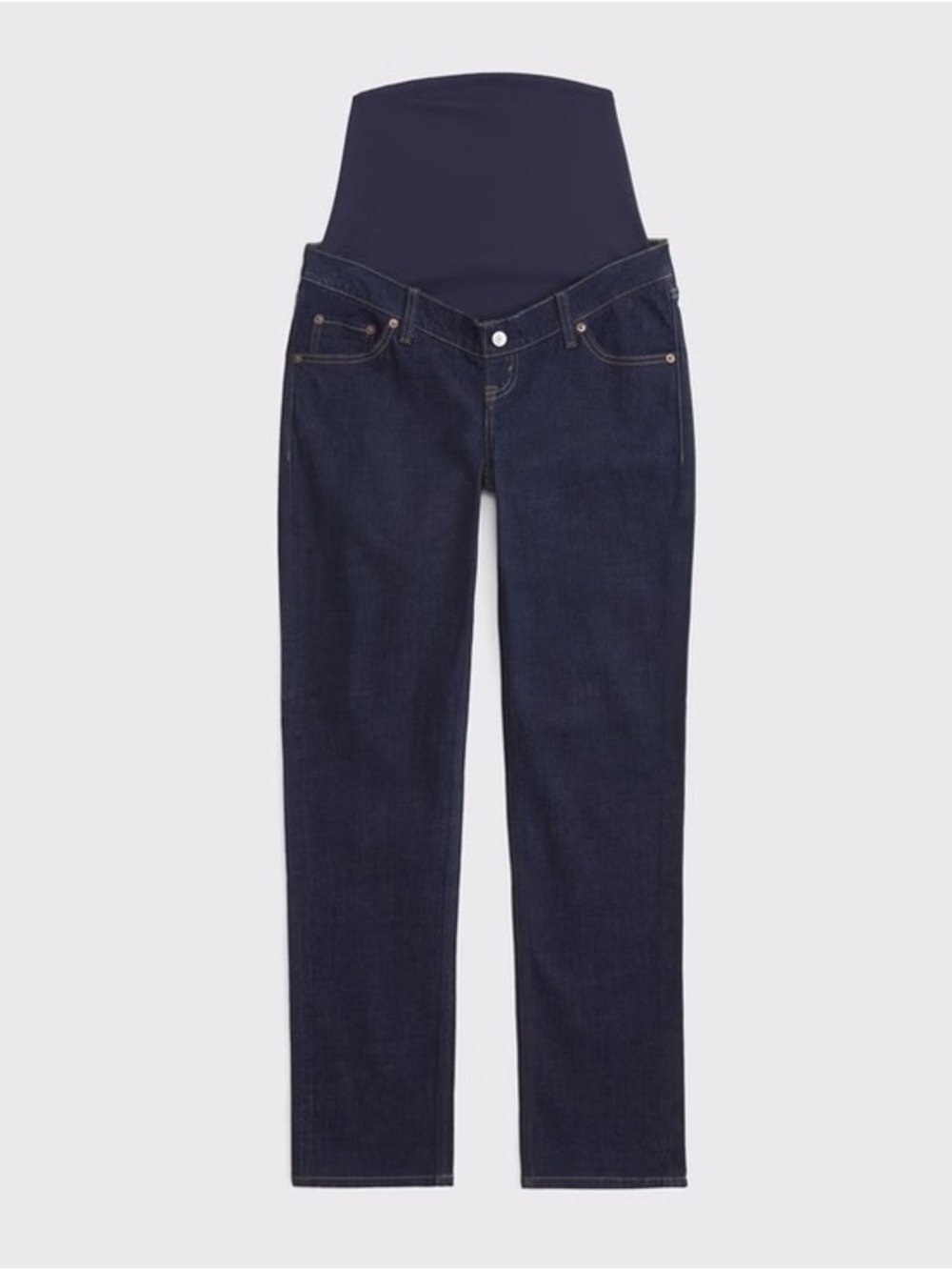 A & F Maternity 90’s Straight in Dark Wash Size 28 Short